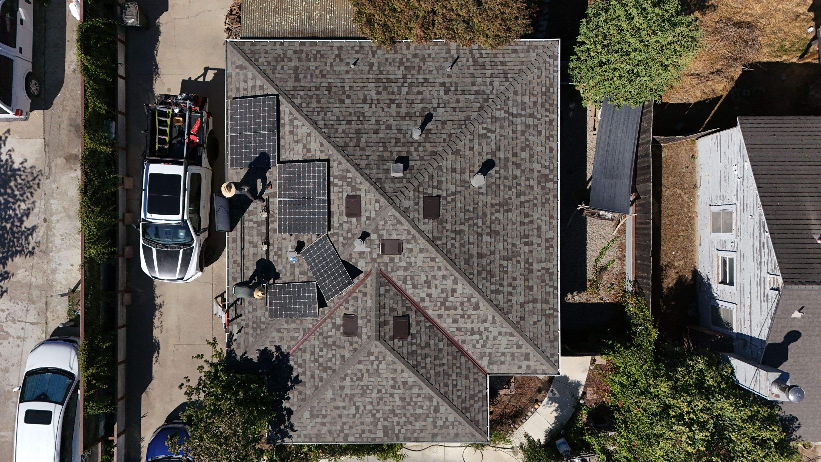 Owens Corning Duration Cool Shingles installed in Santa Cruz County